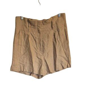 Express Extreme High Rise Shorts Size 10 Tan‎ Cotton